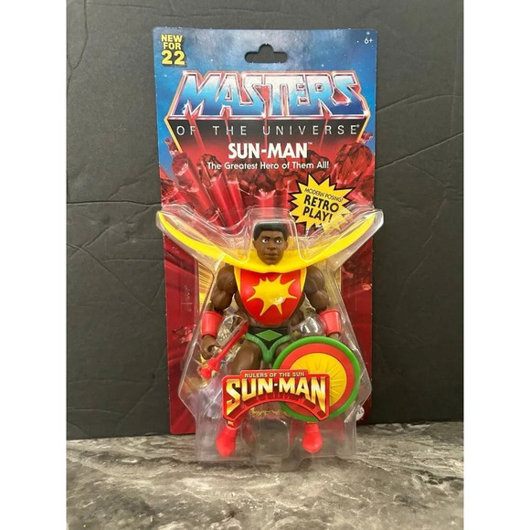 Masters Of The Universe Origins 6 Inch Action Figure -‎ Sun-Man - Picture 1 of 3
